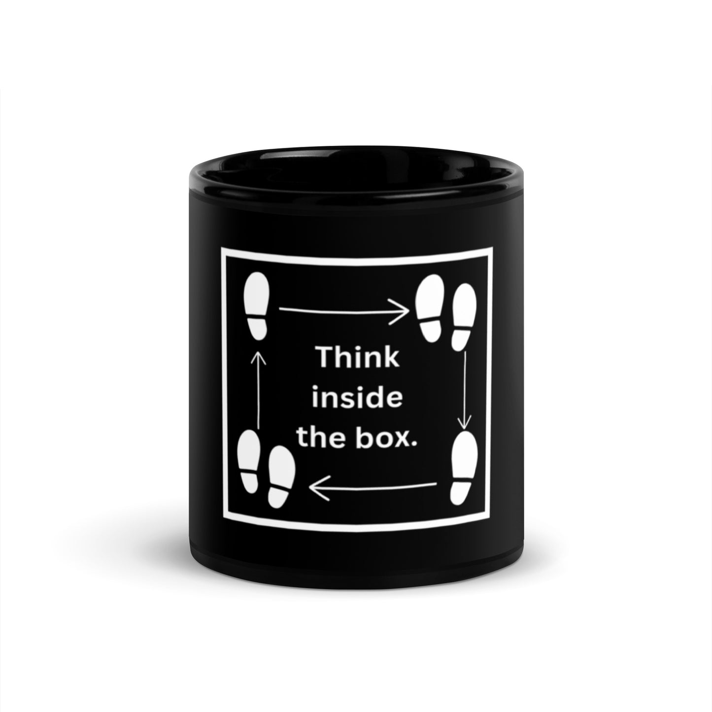 Think Inside The Box Ceramic Mug