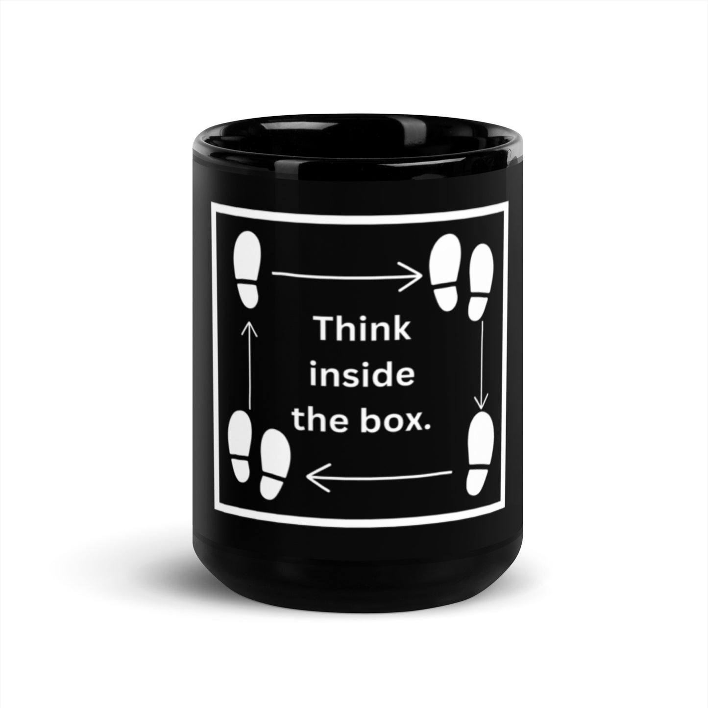 Think Inside The Box Ceramic Mug